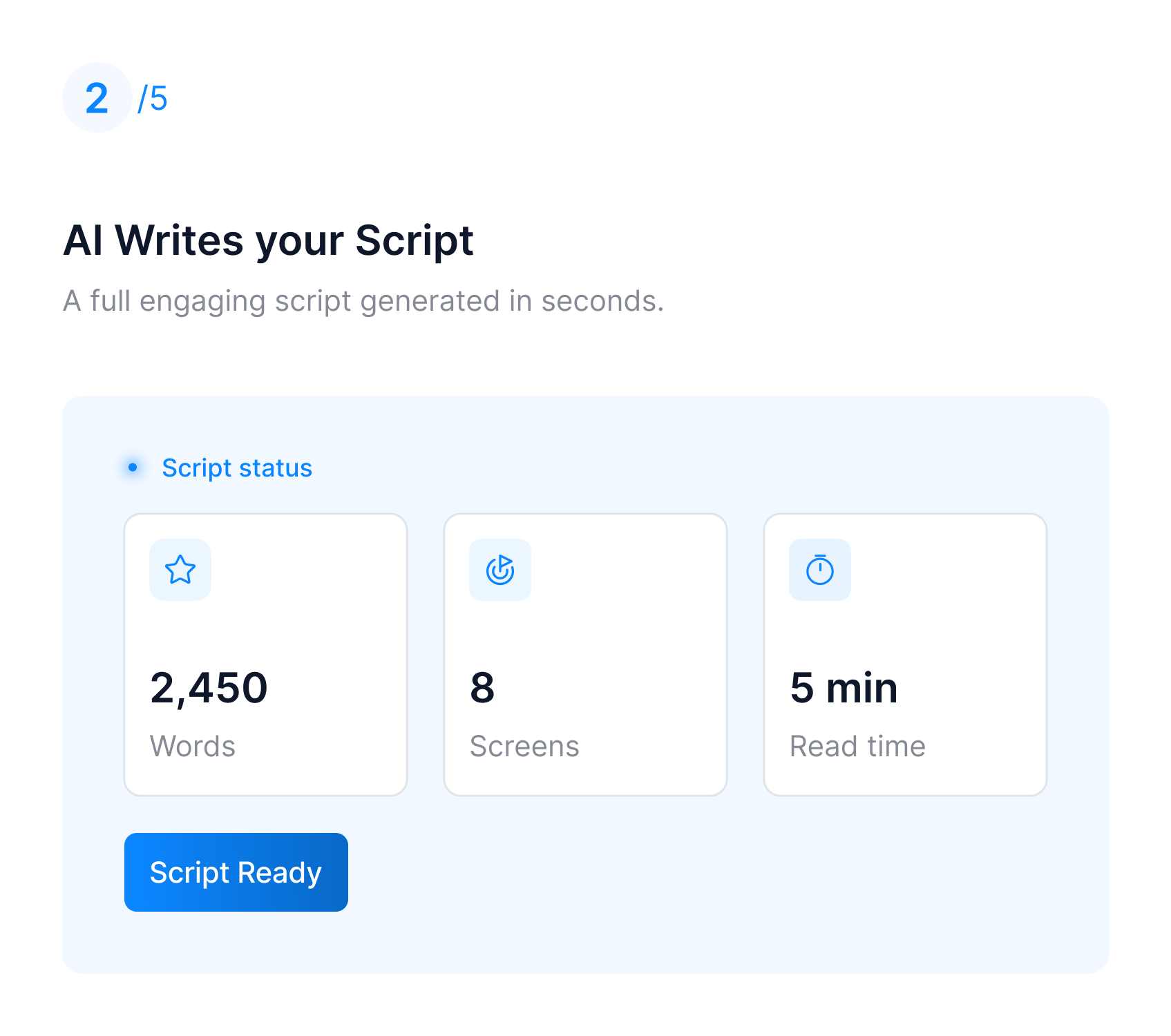 AI Writes your Script